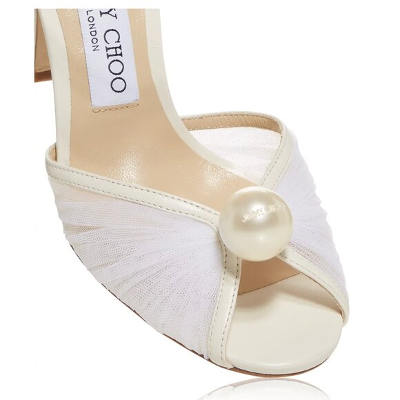 NIB incl dust bags - Jimmy Choo Sacaria 85 Block Heel Sandals (size 7 US, 37 EU) - Picture 7 of 8